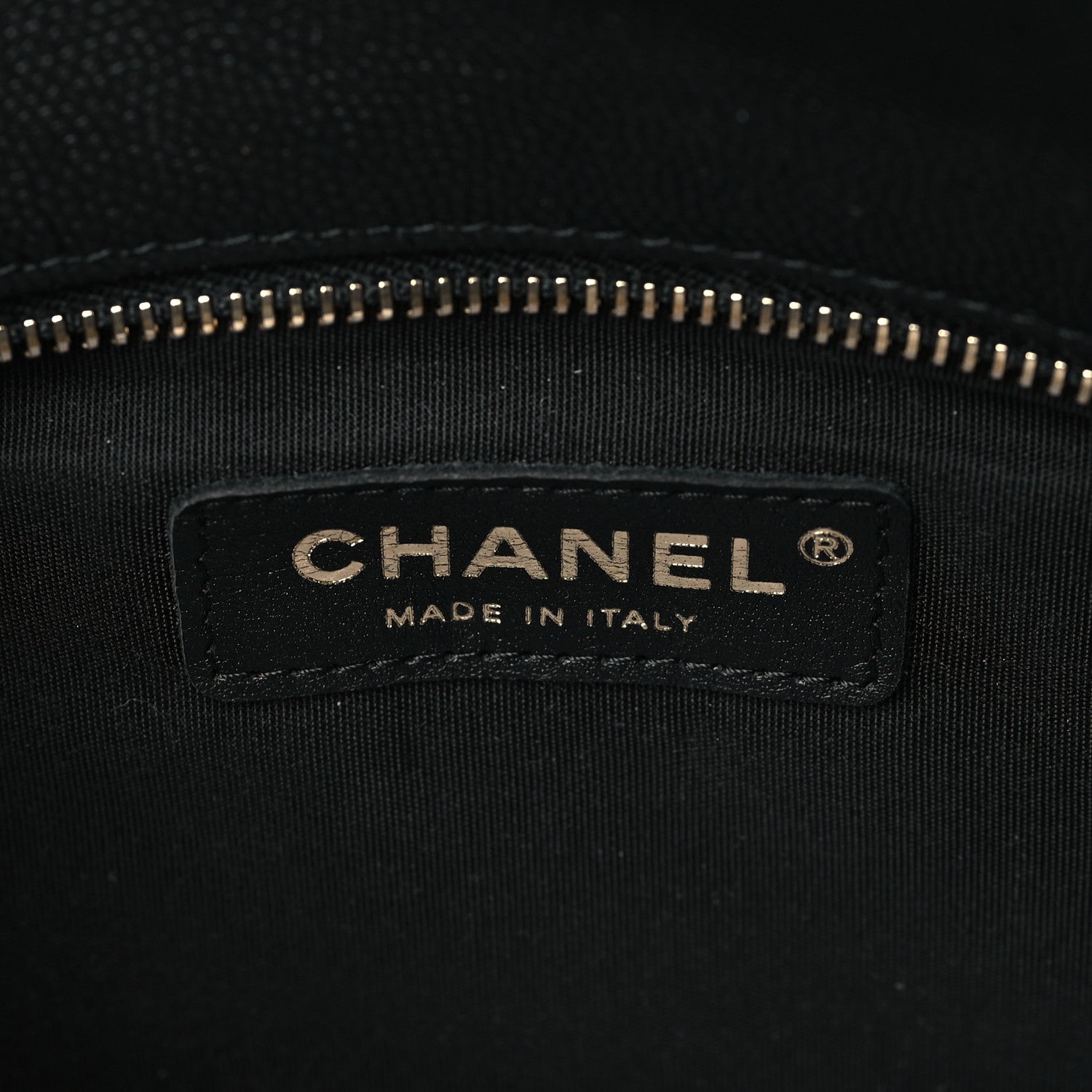 Chanel Caviar Quilted Flap Clutch Black 6 of 10