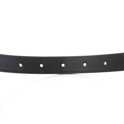 Gucci Calfskin Double G 20mm Belt 75 30 Black 5 of 6