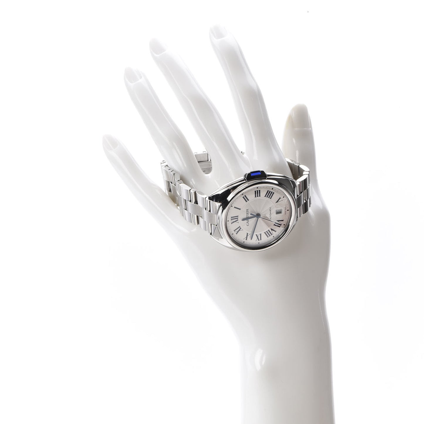 Stainless Steel 40mm Cle De Automatic Watch