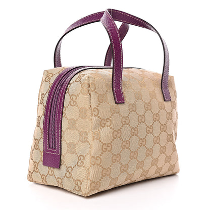 Gucci Monogram Large Balthus Cosmetic Pouch Purple 3 of 11