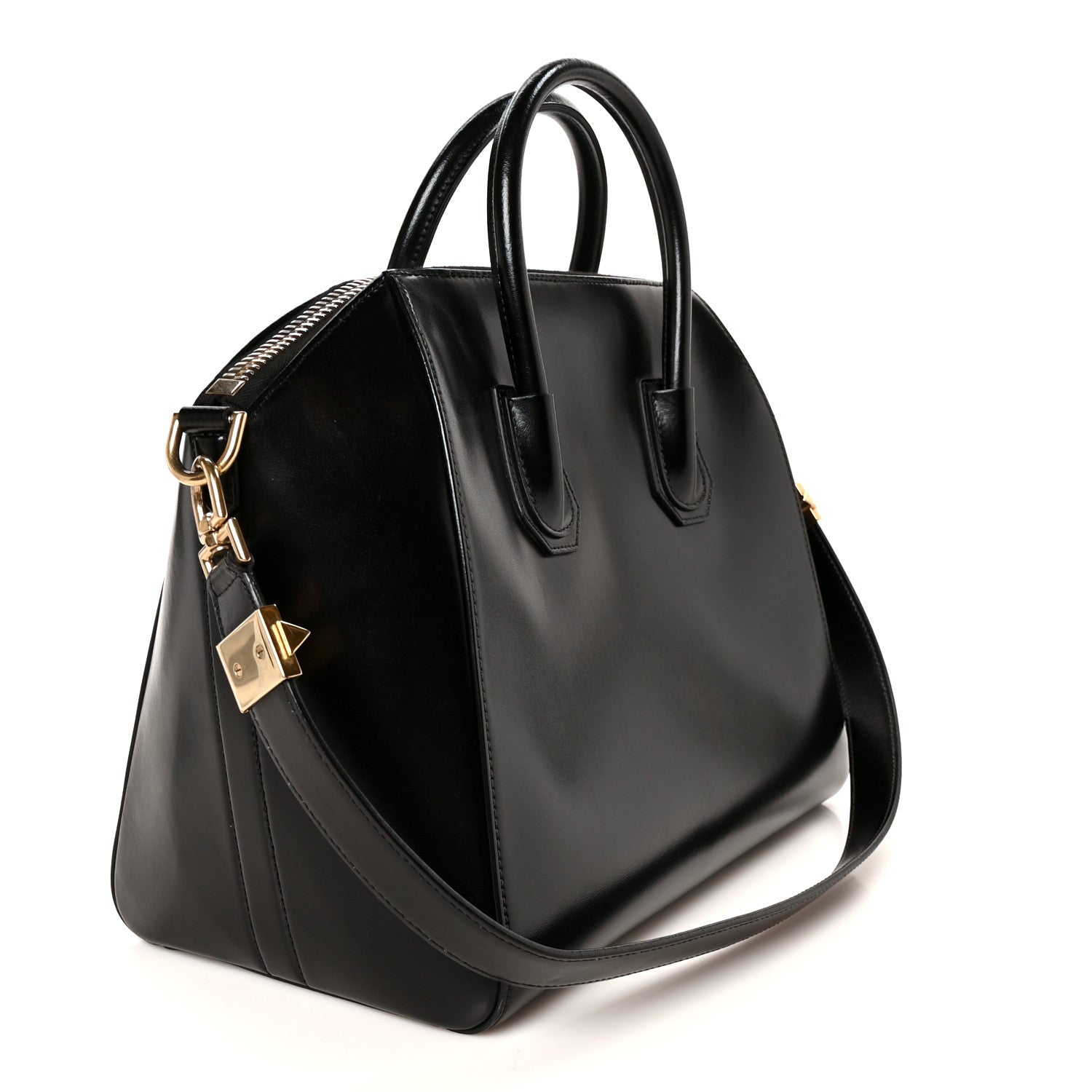 Givenchy Shiny Lord Calfskin Medium Antigona Black 2 of 9