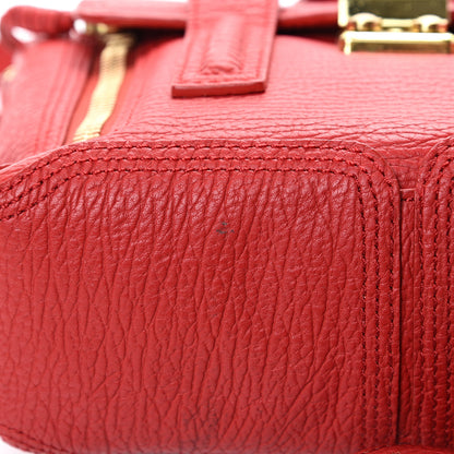 3.1 Phillip Lim 3.1 Textured Calfskin Mini Pashli Satchel Red 13 of 18