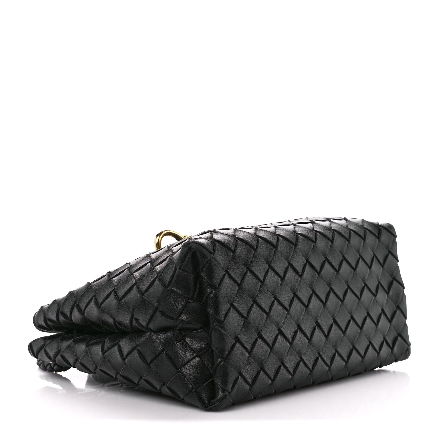 Bottega Veneta Nappa Intrecciato Small Andiamo Shoulder Bag Black 4 of 9