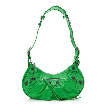 Balenciaga Agneau Arena Small Le Cagole Shoulder Bag Vivid Green 1 of 10