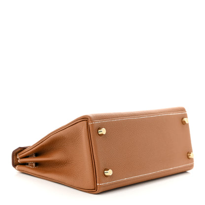 Hermes Togo Kelly Retourne 25 Gold 4 of 11