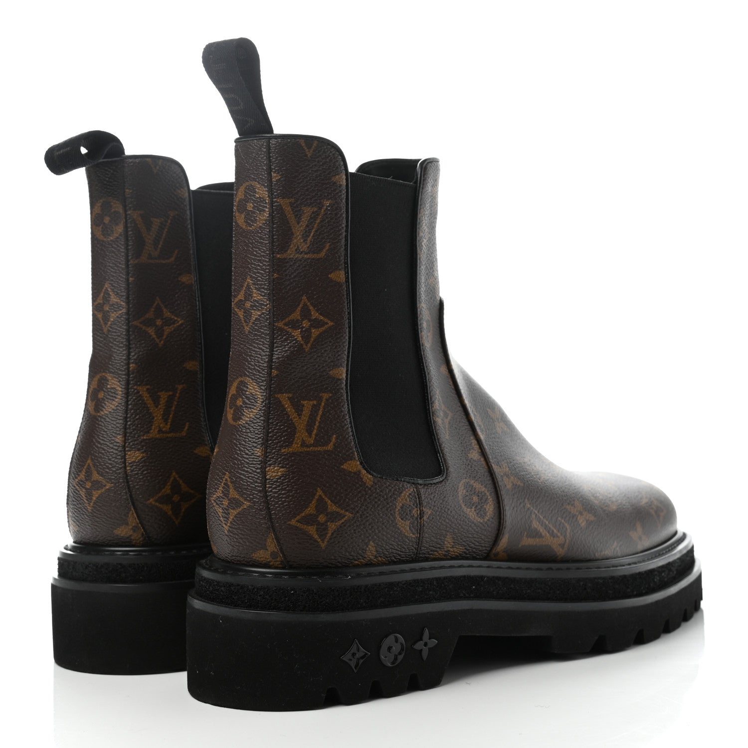 Louis Vuitton Monogram Black Ice Chelsea Boots 8 4 of 8