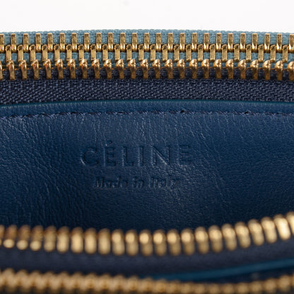 Celine Lambskin Small Multicolor Trio Crossbody Bag Black 7 of 7