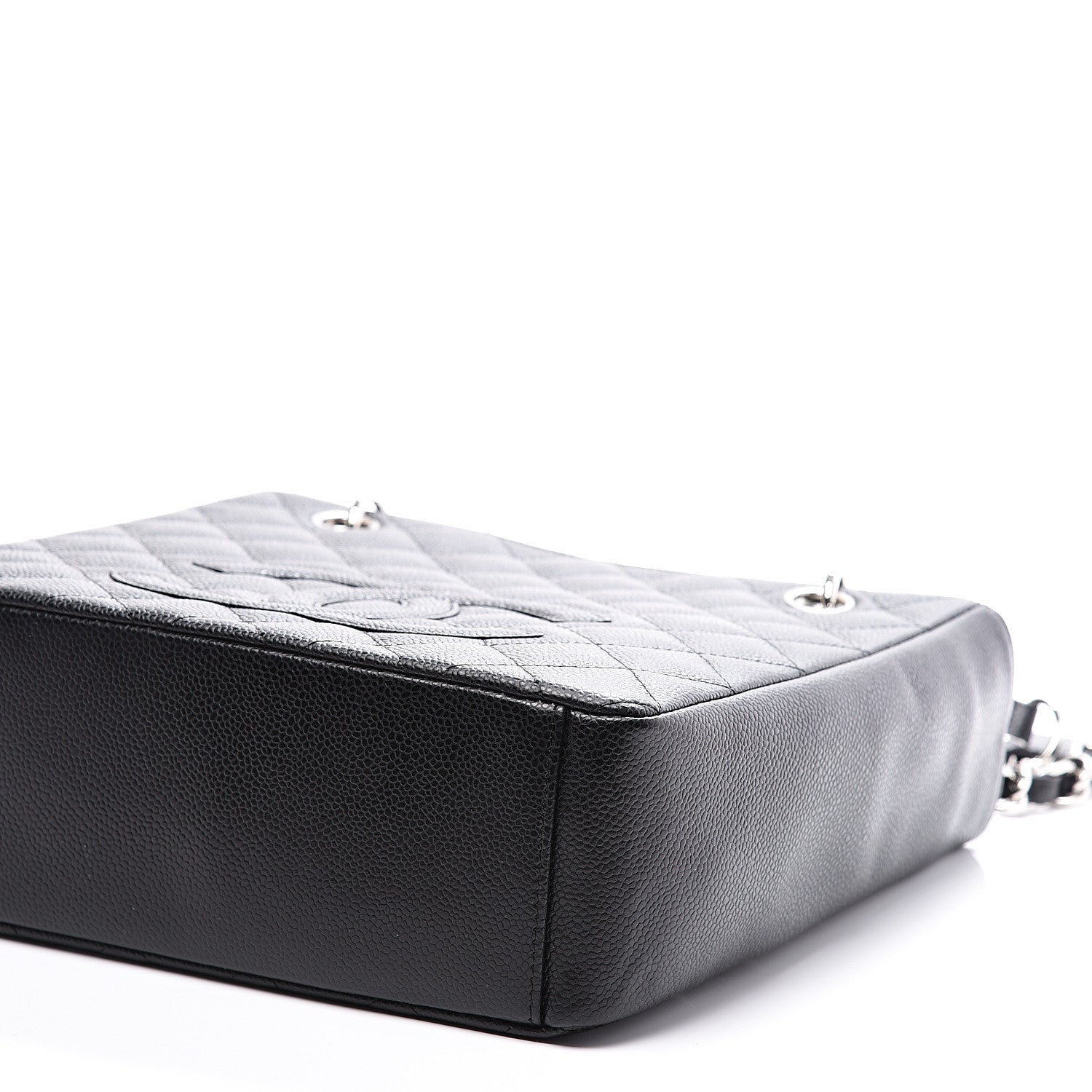 Chanel Caviar Quilted Petit Shopping Tote PST Black 8 of 10