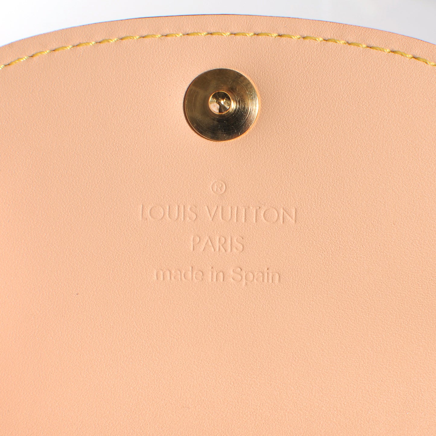 Monogram Multicolor Business Card Holder White