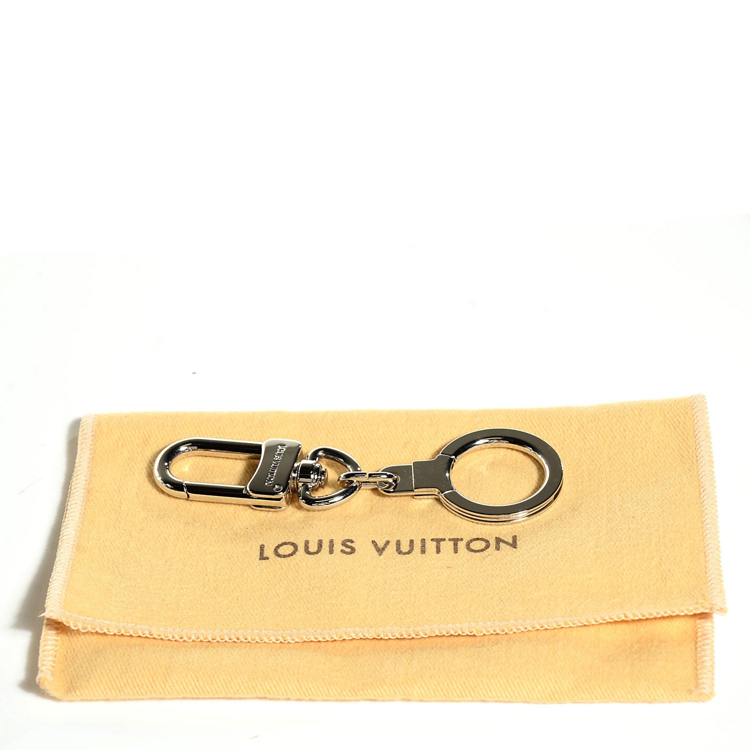 Louis Vuitton Pochette Extender Key Ring Silver 5 of 5
