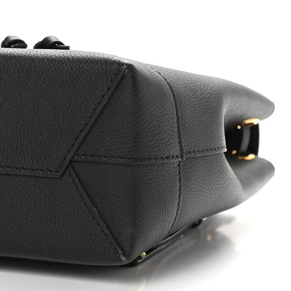 Louis Vuitton Calfskin Lockme Mini Backpack Black 8 of 8