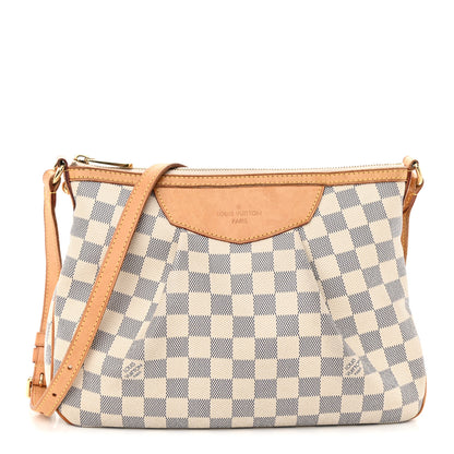 Louis Vuitton LOUIS VUITTON Damier Azur Siracusa PM 1 of 15