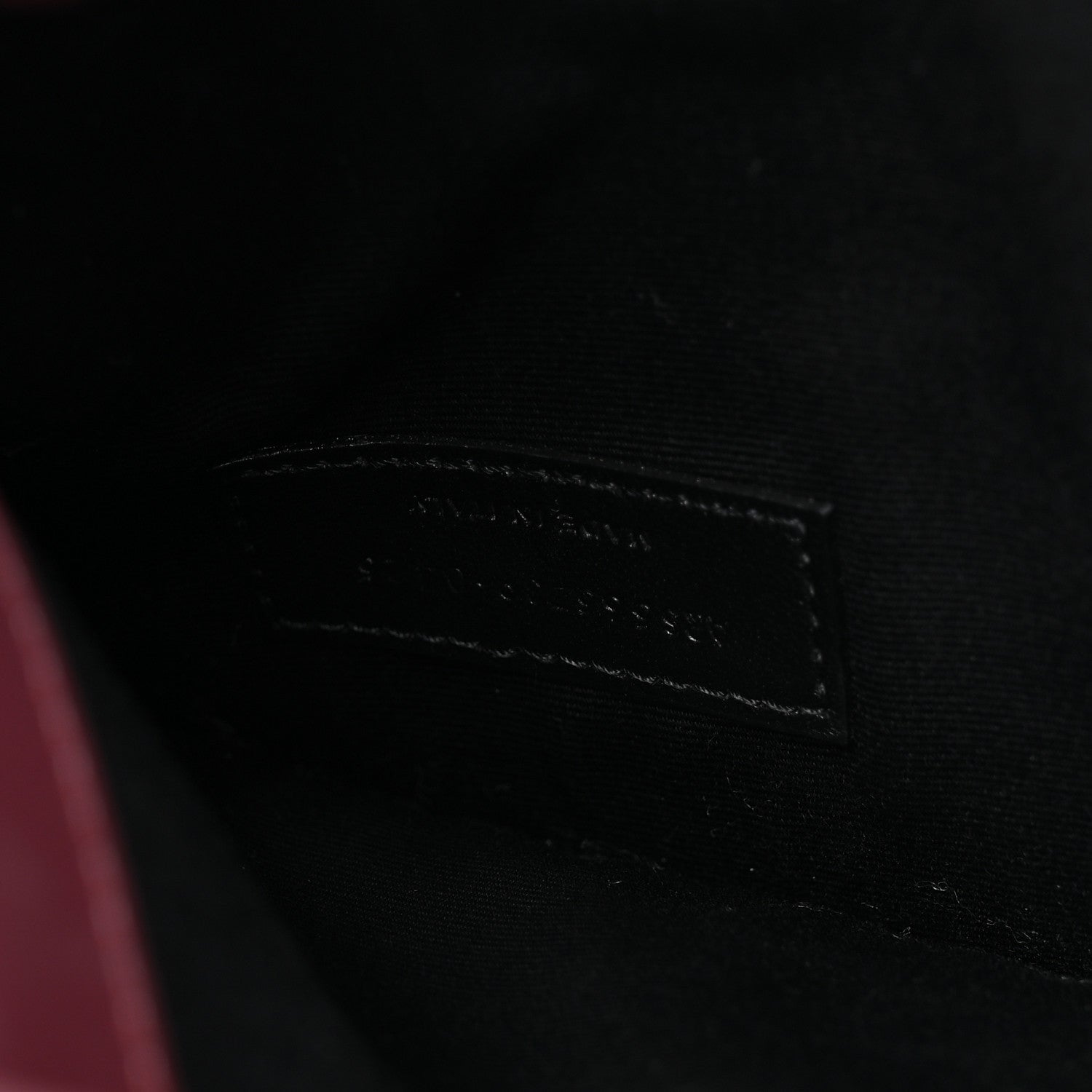 Saint Laurent Patent Calfskin Monogram Uptown Clutch Dark Red Wine 7 of 7