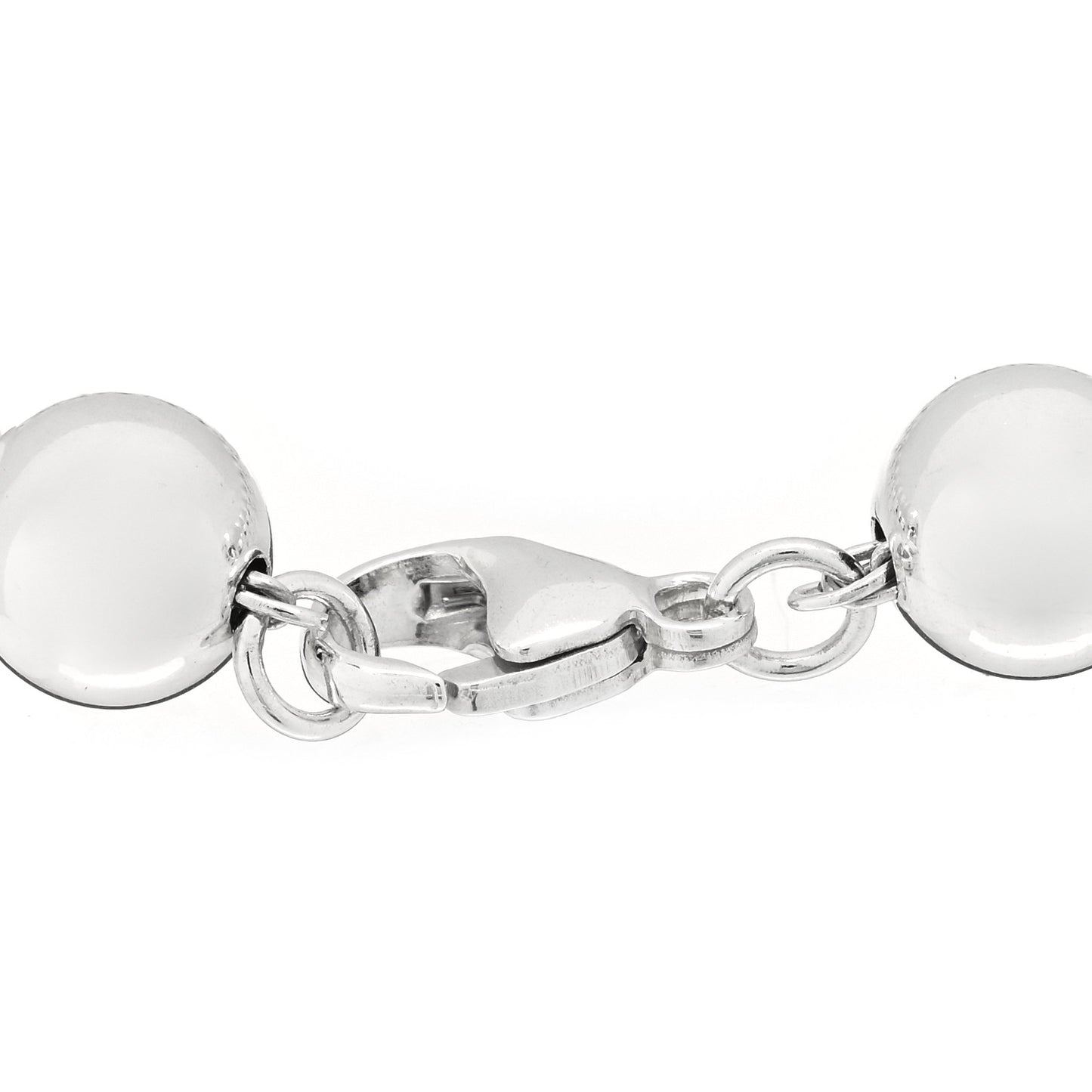 Sterling Silver 8mm Return To Tiffany Heart Tag Bead Bracelet