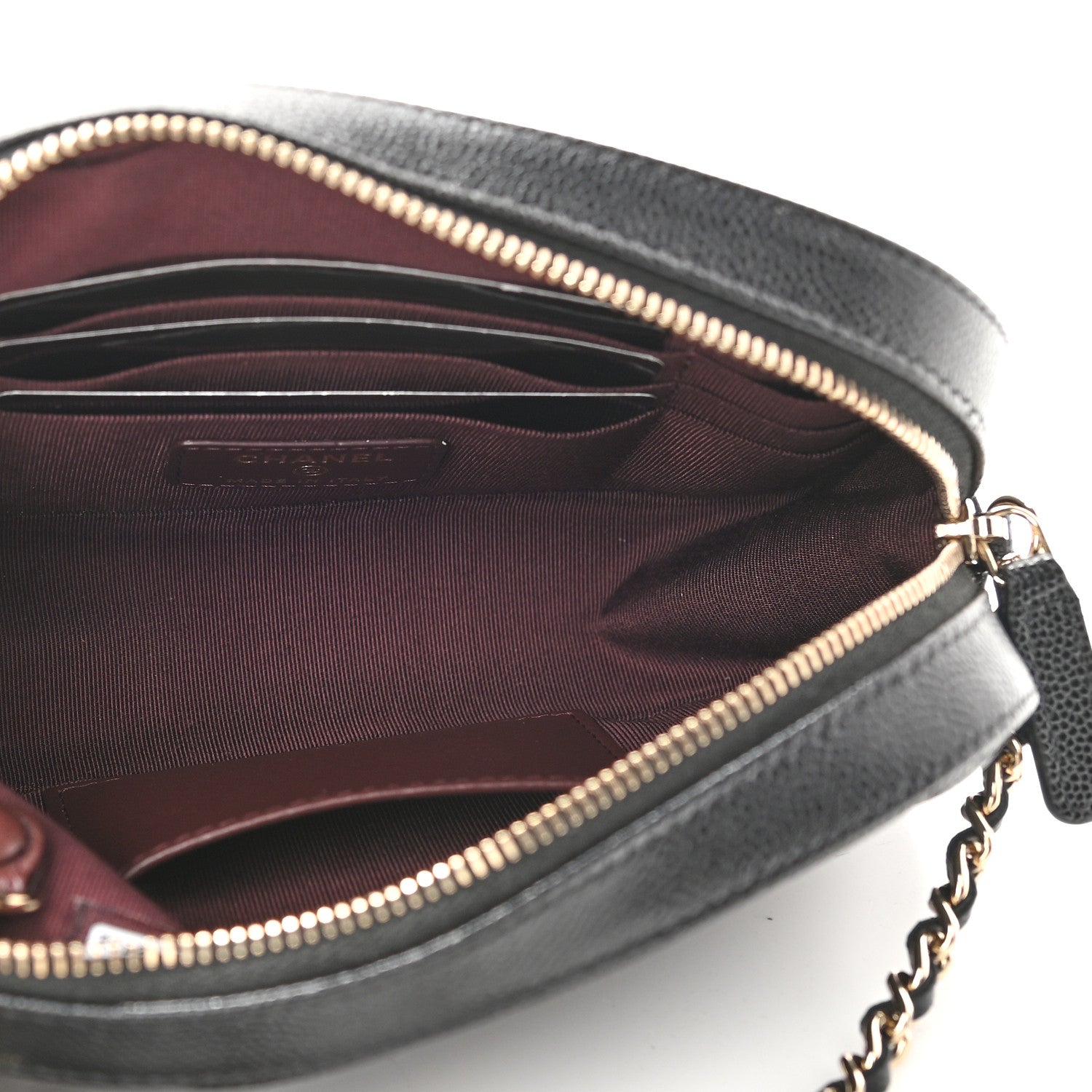 Chanel Caviar Quilted Vanity With Chain Black 5 of 9
