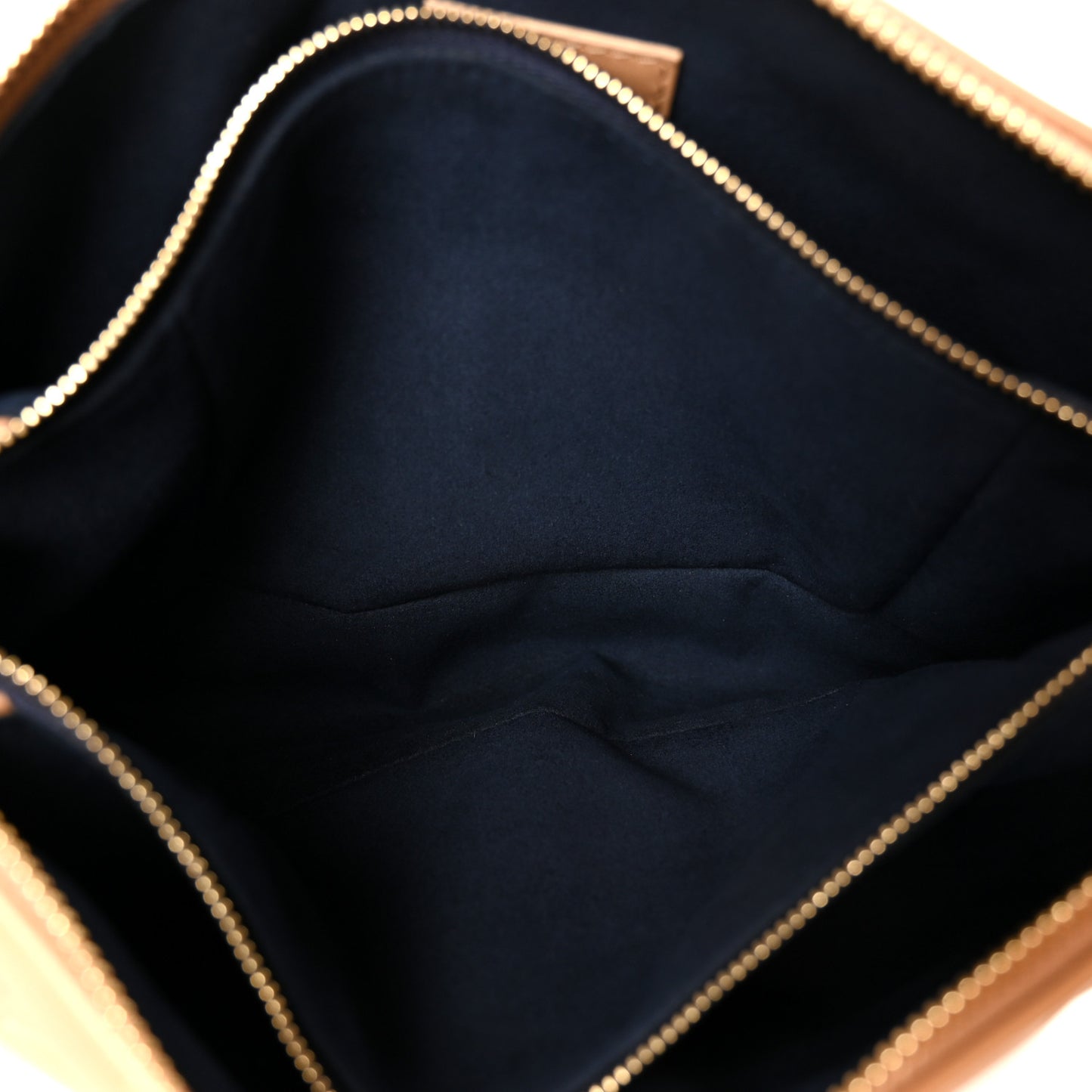 Lambskin Embossed Monogram Coussin PM Camel