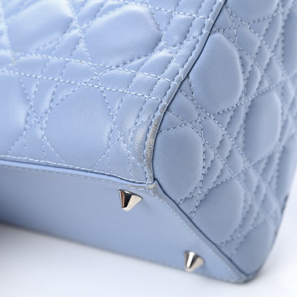 Christian Dior Lambskin Cannage Medium Lady Dior Light Blue 11 of 15
