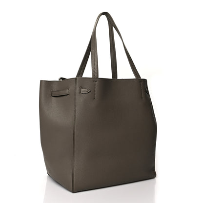 Celine Soft Grained Calfskin Small Belt Cabas Phantom Taupe 3 of 10