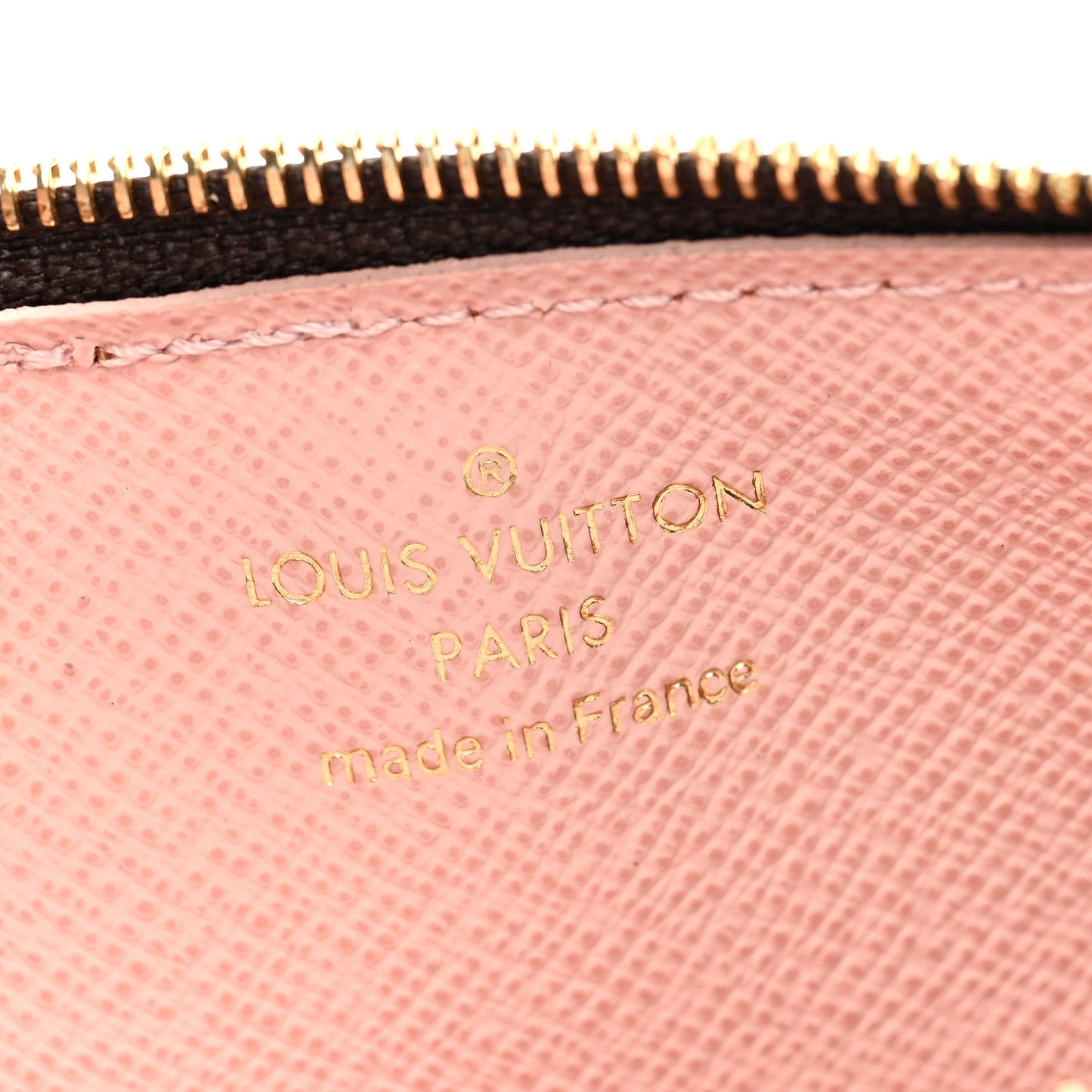 Damier Ebene Recto Verso Card Holder Rose Ballerine