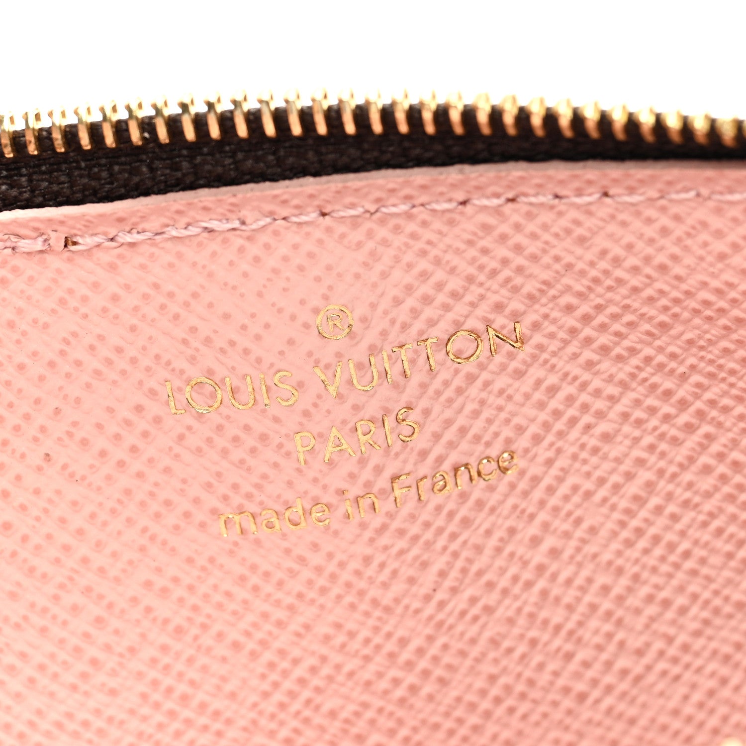 Louis Vuitton Damier Ebene Recto Verso Card Holder Rose Ballerine 6 of 6