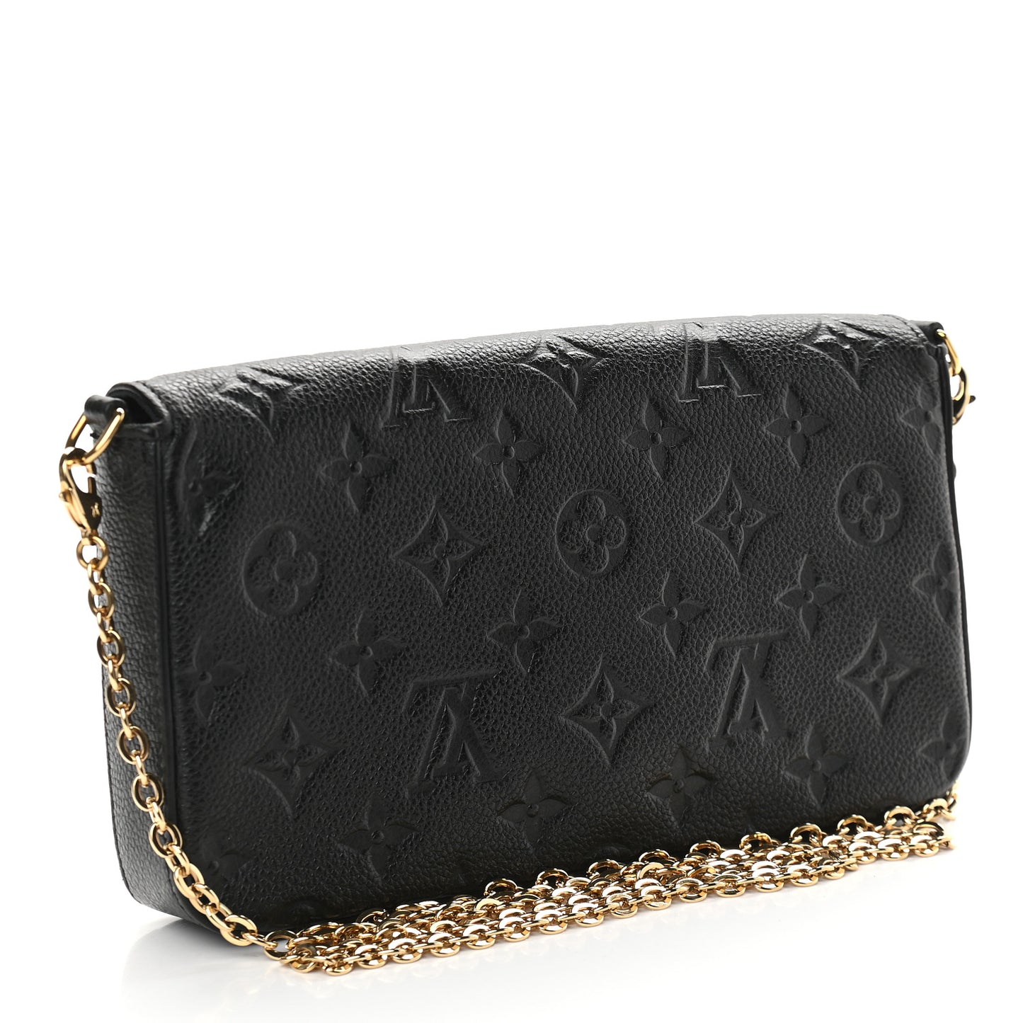 Empreinte Pochette Felicie Chain Wallet Black