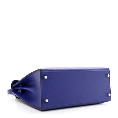 Hermes Epsom Kelly Sellier 28 Bleu Electrique 4 of 10