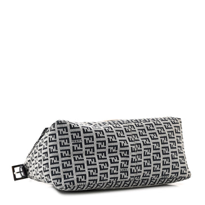 Fendi Zucchino Mama Baguette Navy 4 of 18