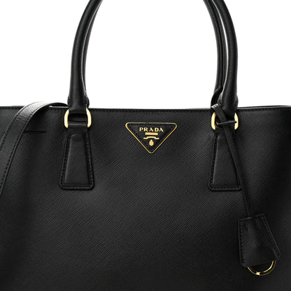 Prada Saffiano Lux Medium Tote Black 7 of 11