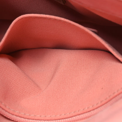 Chanel Velour Quilted Mini Double Frame Flap Rose 7 of 17
