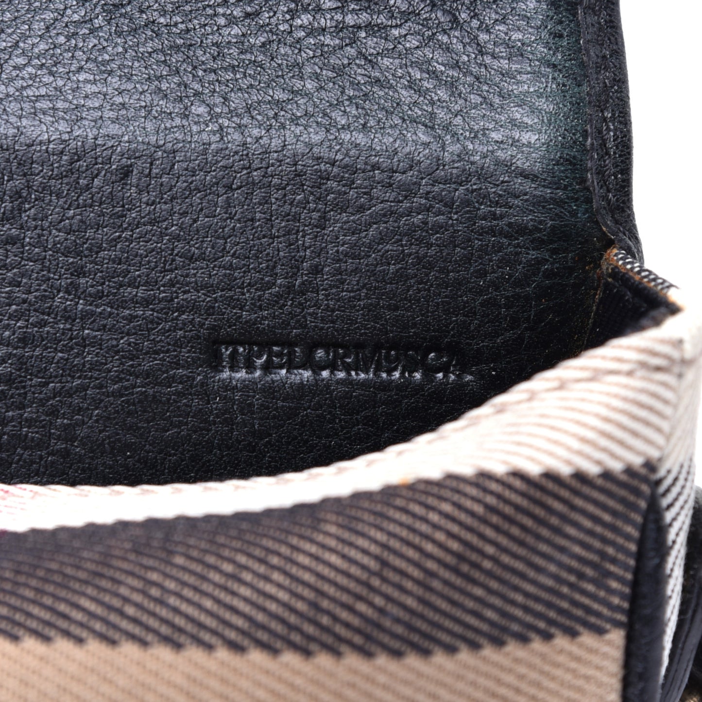 House Check Mini Crossbody Bag Black