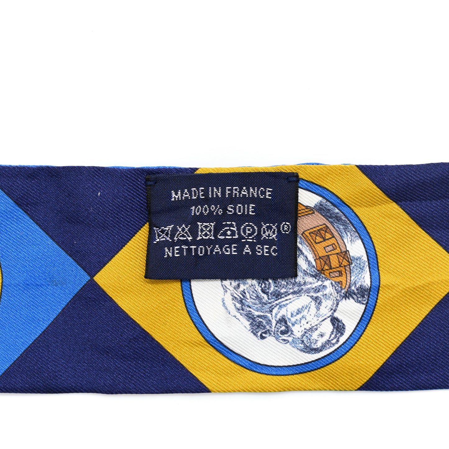 Silk Colliers Et Chiens Twilly Blue Roy Gold Marine