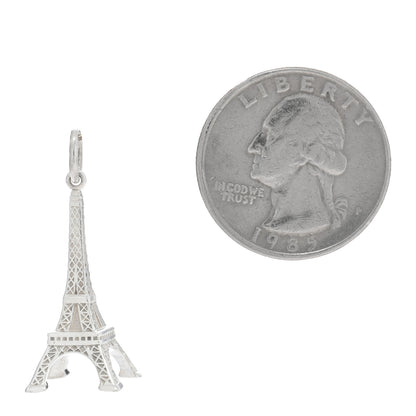 Tiffany Sterling Silver Eiffel Tower Charm 2 of 3
