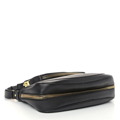 Tom Ford Grained Calfskin Large Jennifer Crossbody Bag Black 4 of 11