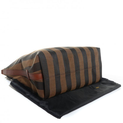 Fendi Pequin Cuoio Vegetale Large Hobo Tobacco Black Cuoio 5 of 10