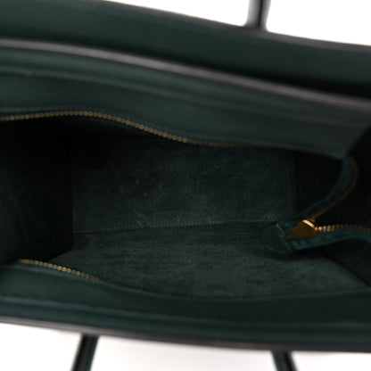 Celine Drummed Calfskin Nano Luggage Amazone 5 of 9