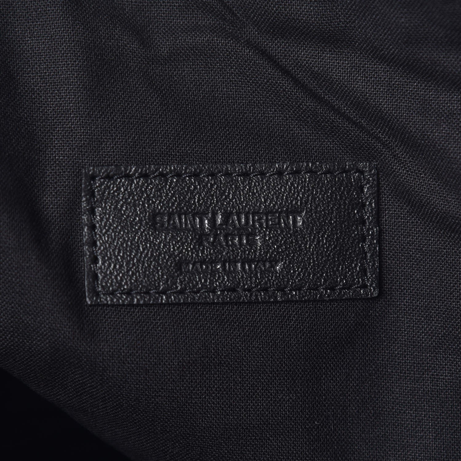 Saint Laurent Calfskin Tote Black 6 of 6