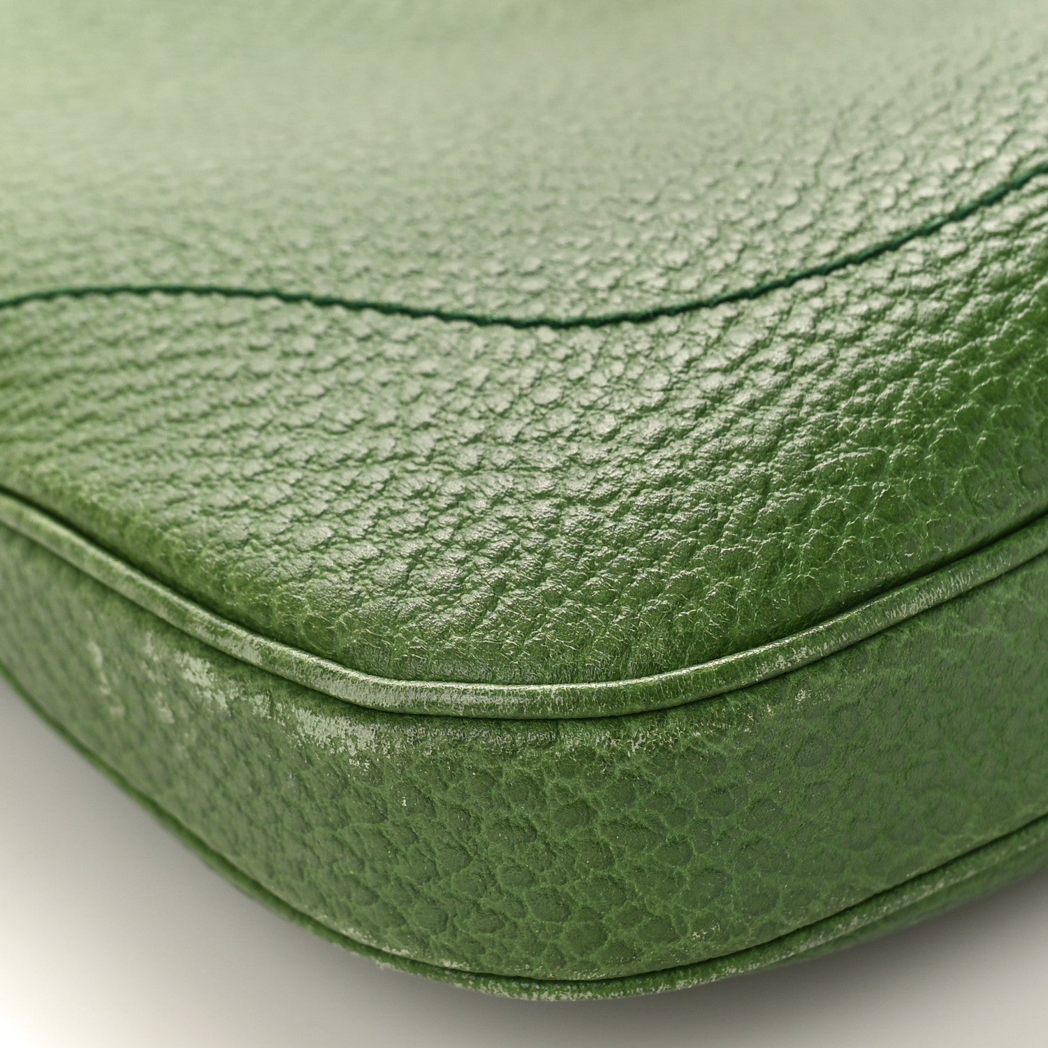 Gucci Soft Grained Calfskin Jackie O Hobo Green 8 of 13
