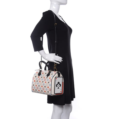 Louis Vuitton Game On Speedy Bandouliere 25 White 2 of 11