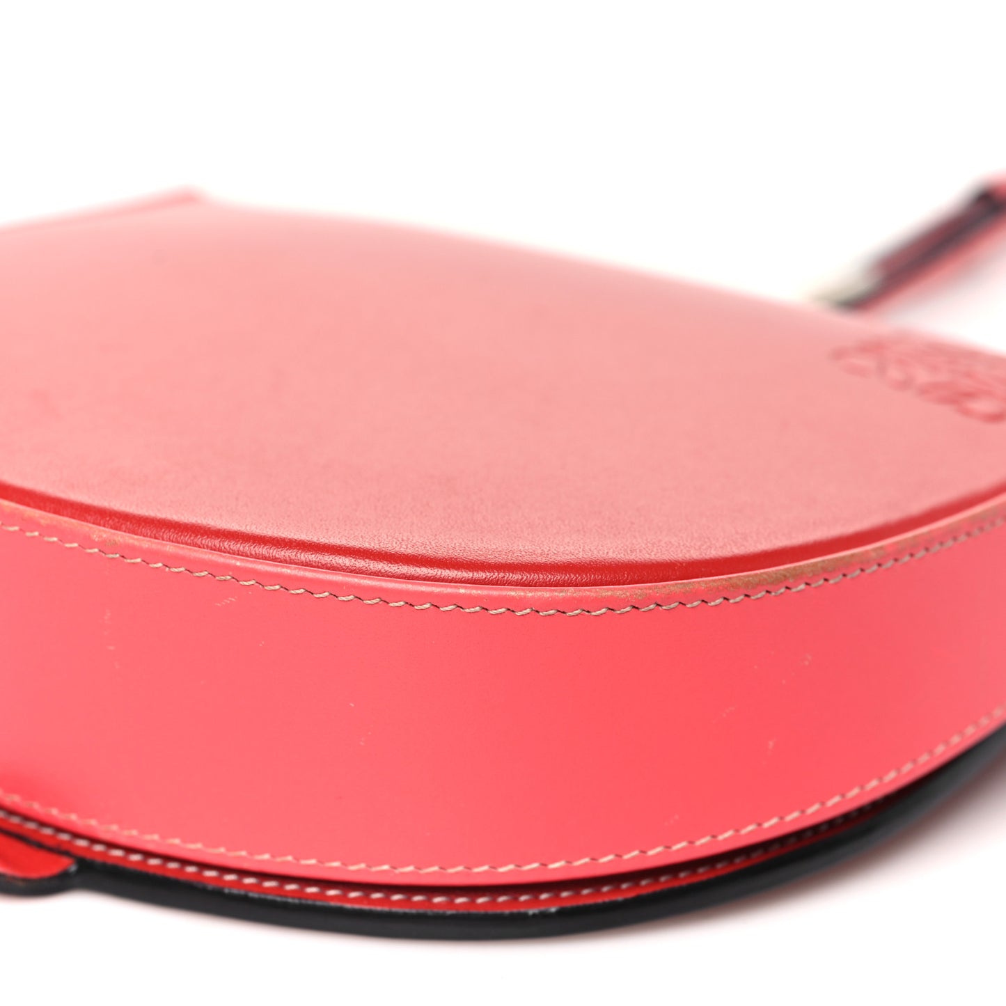 Soft Calfskin Heel Bag Pomodoro Poppy Pink