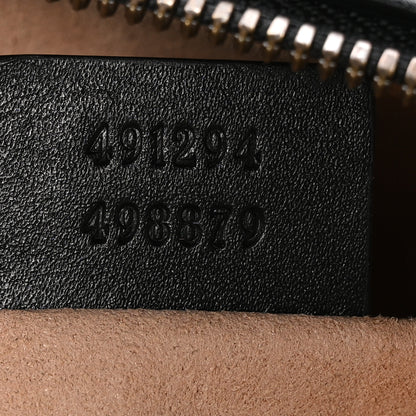 Gucci Calfskin Matelasse GG Marmont Belt Bag 95 38 Black 7 of 11