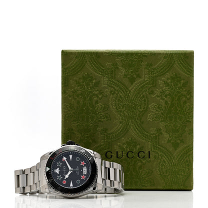 Gucci Stainless Steel 45mm Dive Quartz Watch Black 5 of 5