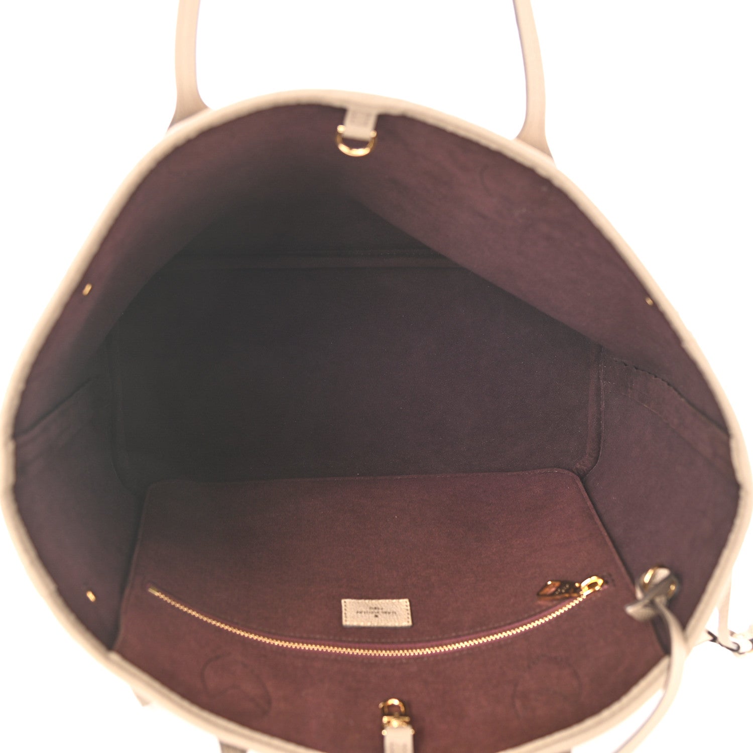 Louis Vuitton Empreinte Monogram Giant Neverfull MM Tourterelle 6 of 10