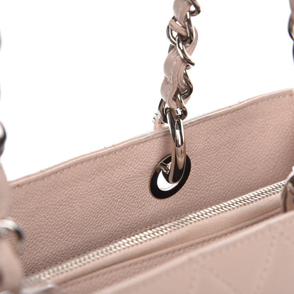 Chanel Caviar Quilted Grand Shopping Tote GST Light Pink 15 of 16
