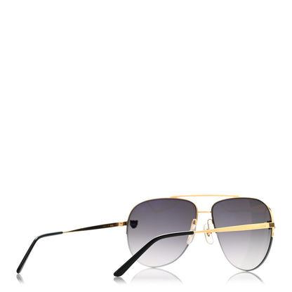 Cartier Panthere De Cartier Aviator Sunglasses Gold 4 of 9