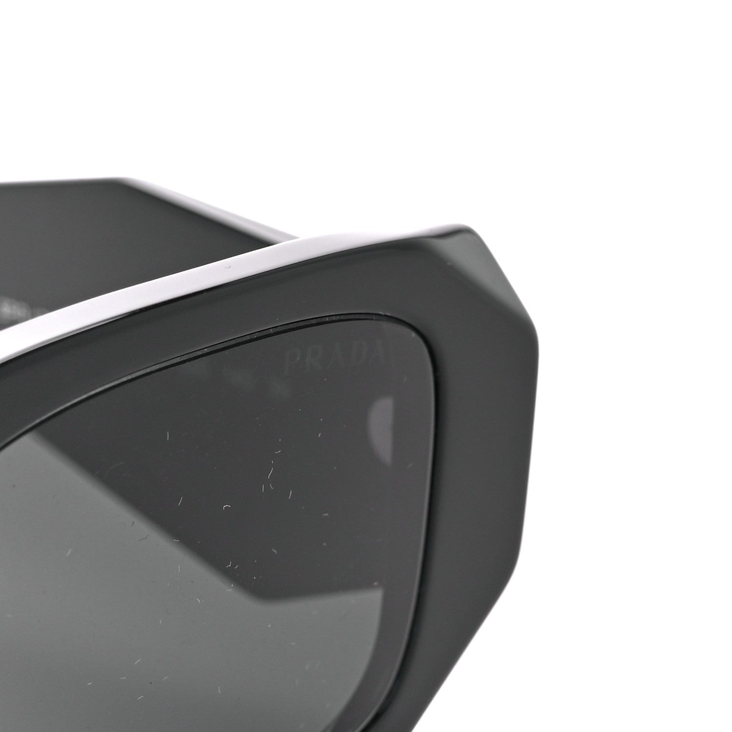 Prada Acetate Symbole Sunglasses SPR 17W Black 7 of 8