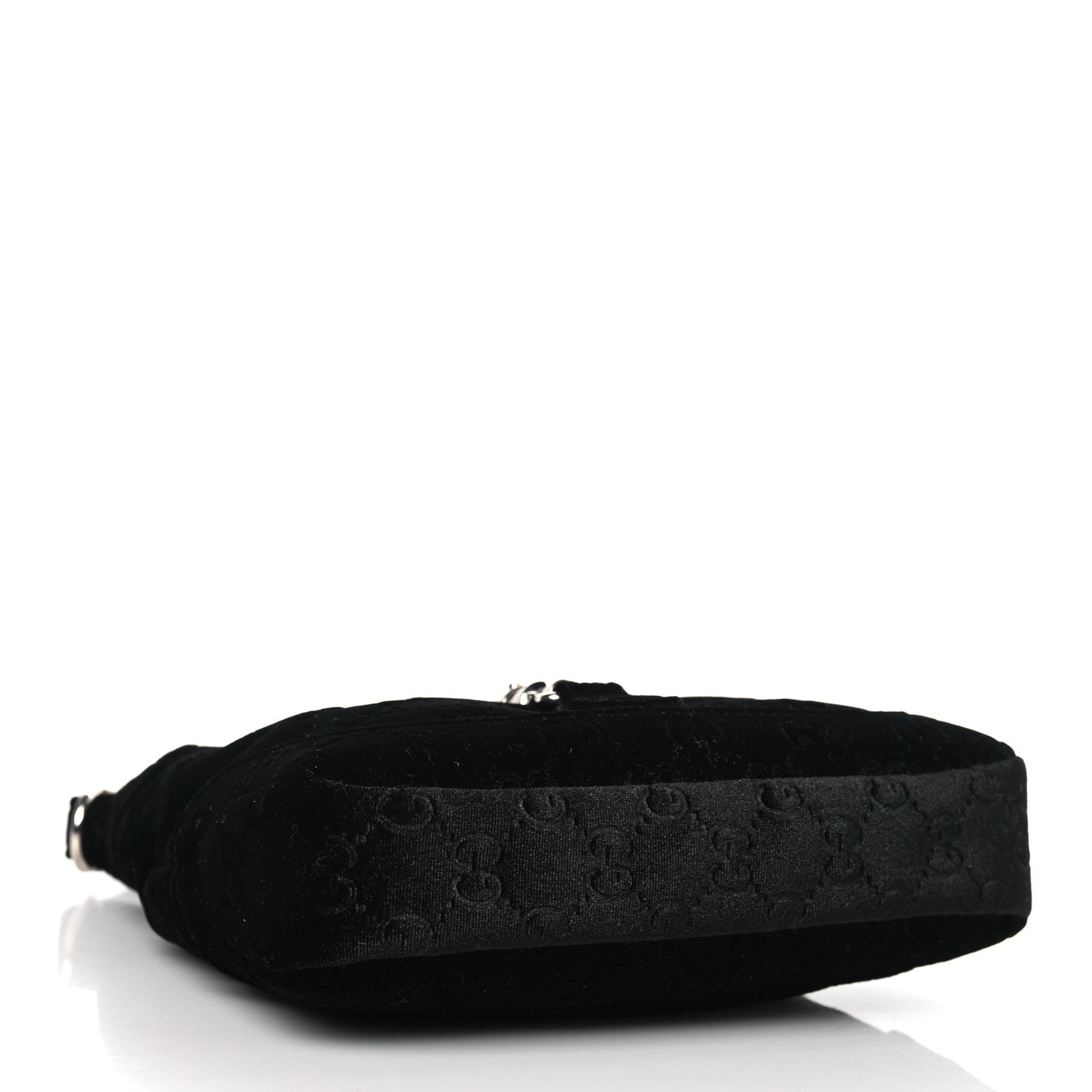 Gucci New Velvet Ashmir GG Monogram Small Jackie 1961 Hobo Black 4 of 9
