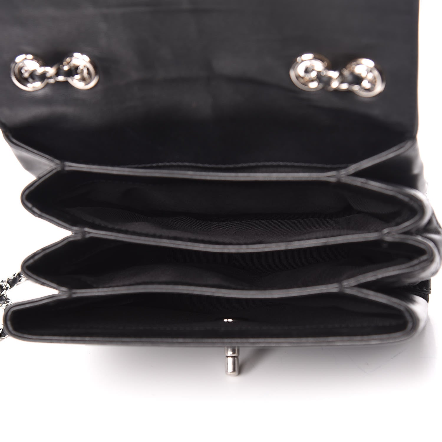 Chanel Calfskin Mini Tramezzo Flap Black 7 of 19
