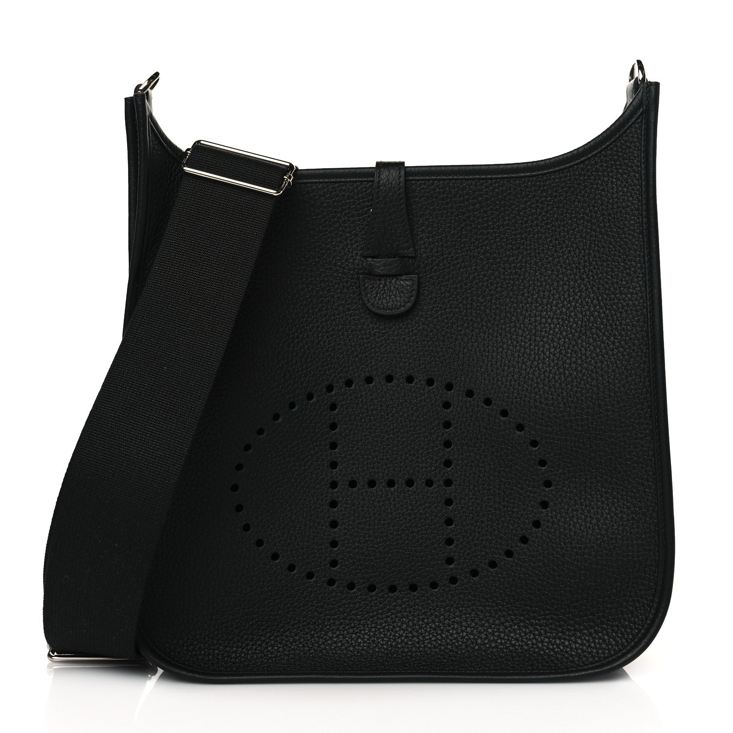 Hermes Taurillon Clemence Evelyne III PM Black 1 of 10