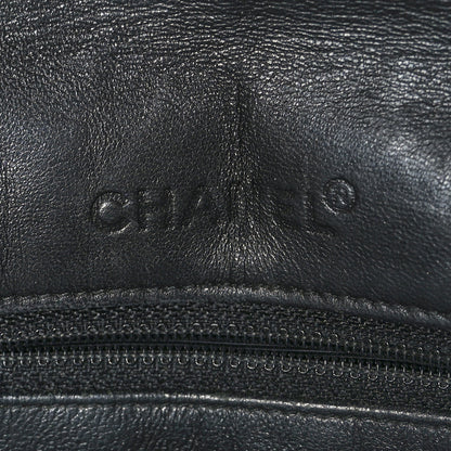 Chanel Lambskin Stitched Chocolate Bar Single Flap Black 7 of 9