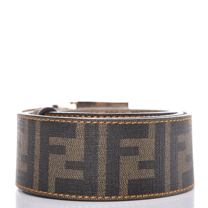 Fendi Zucca FF Buckle Belt Tobacco 4 of 4